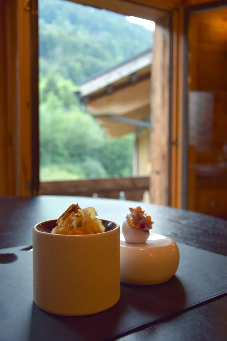 Création culinaire de La Bergerie des Bains