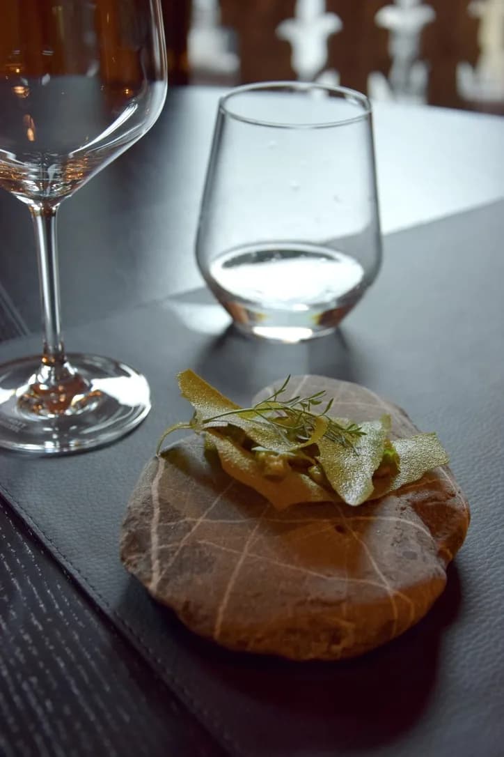 Assiette dressée par le Chef Moreno
