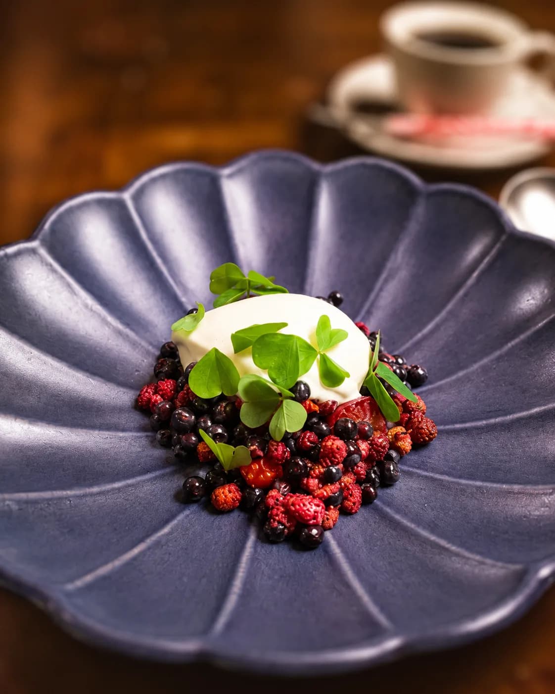 Dessert de saison au Bistrot de la Bergerie