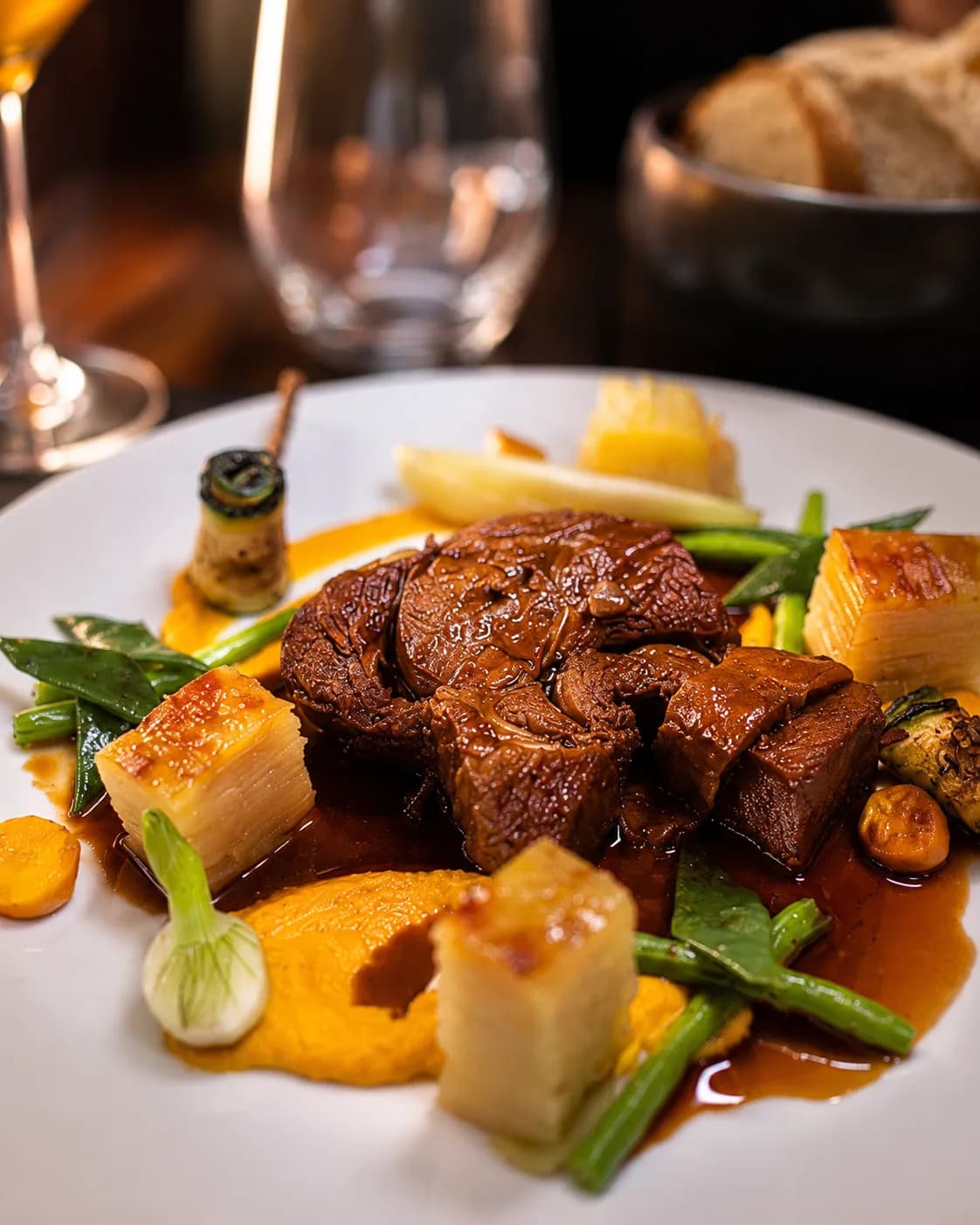 Plat de saison au Bistrot de la Bergerie